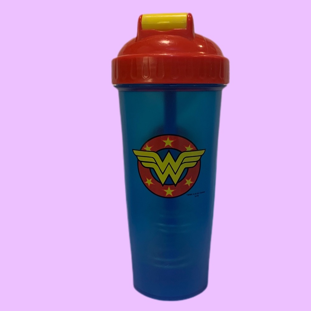 [Perfect shaker] Wonder Woman Shaker Bottle 20oz Blue -BPA FREE-